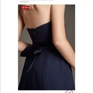 navy off the shoulder dress Linka Off-Shoulder Tie Back Midi Dress Navy